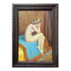 Peinture de portrait nu féminin vintage