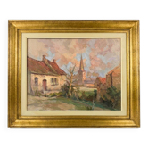 Huile sur panneau -adrien wernaers (1899-1977)
