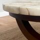 Coffee table in wood, marble and onyx.