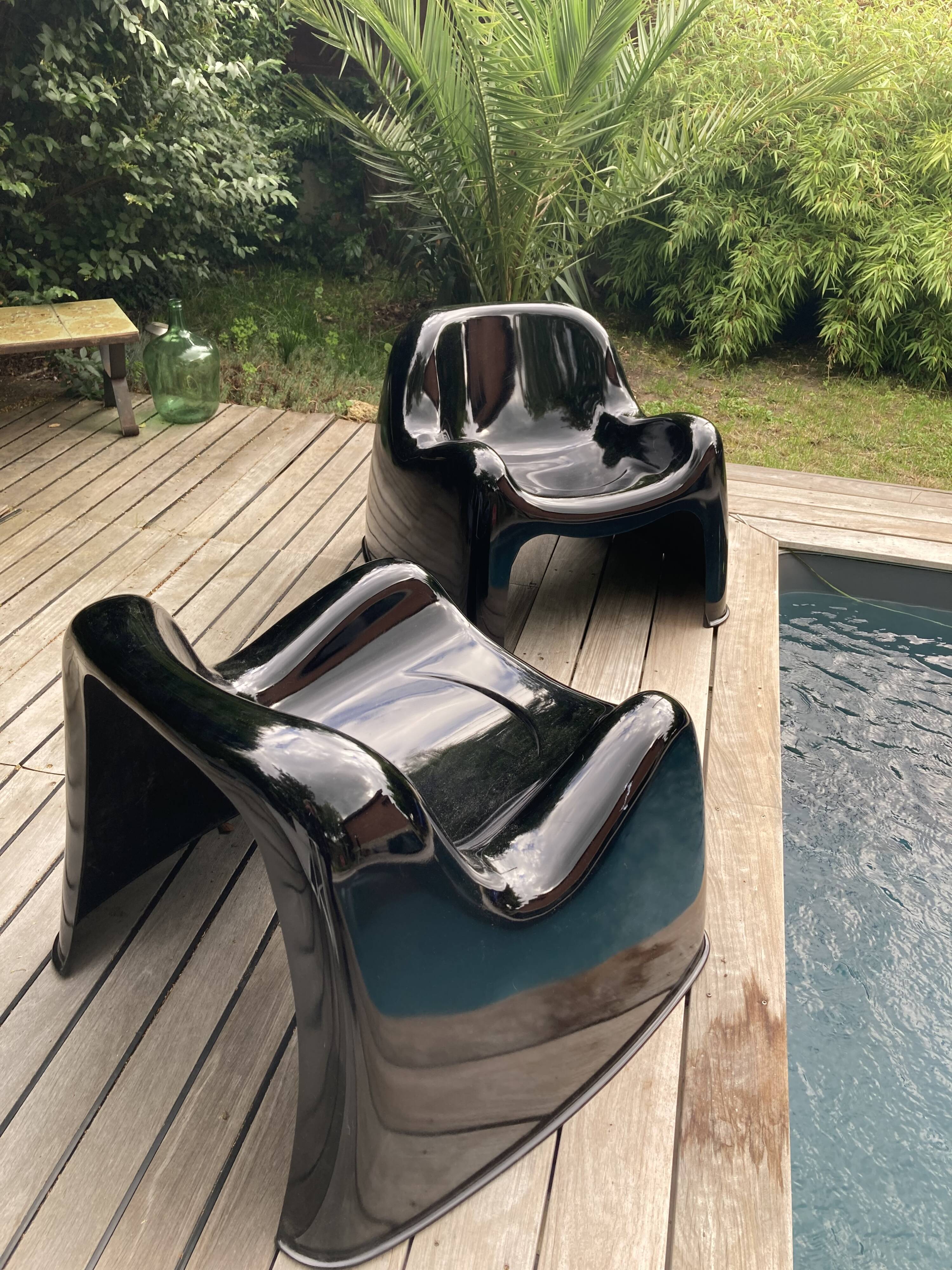 Toga armchairs by Sergio Mazza