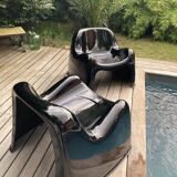 Toga armchairs by Sergio Mazza