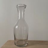 Carafe en verre blanc épais