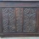 Large Gothic desk in solid oak from the 19th century.