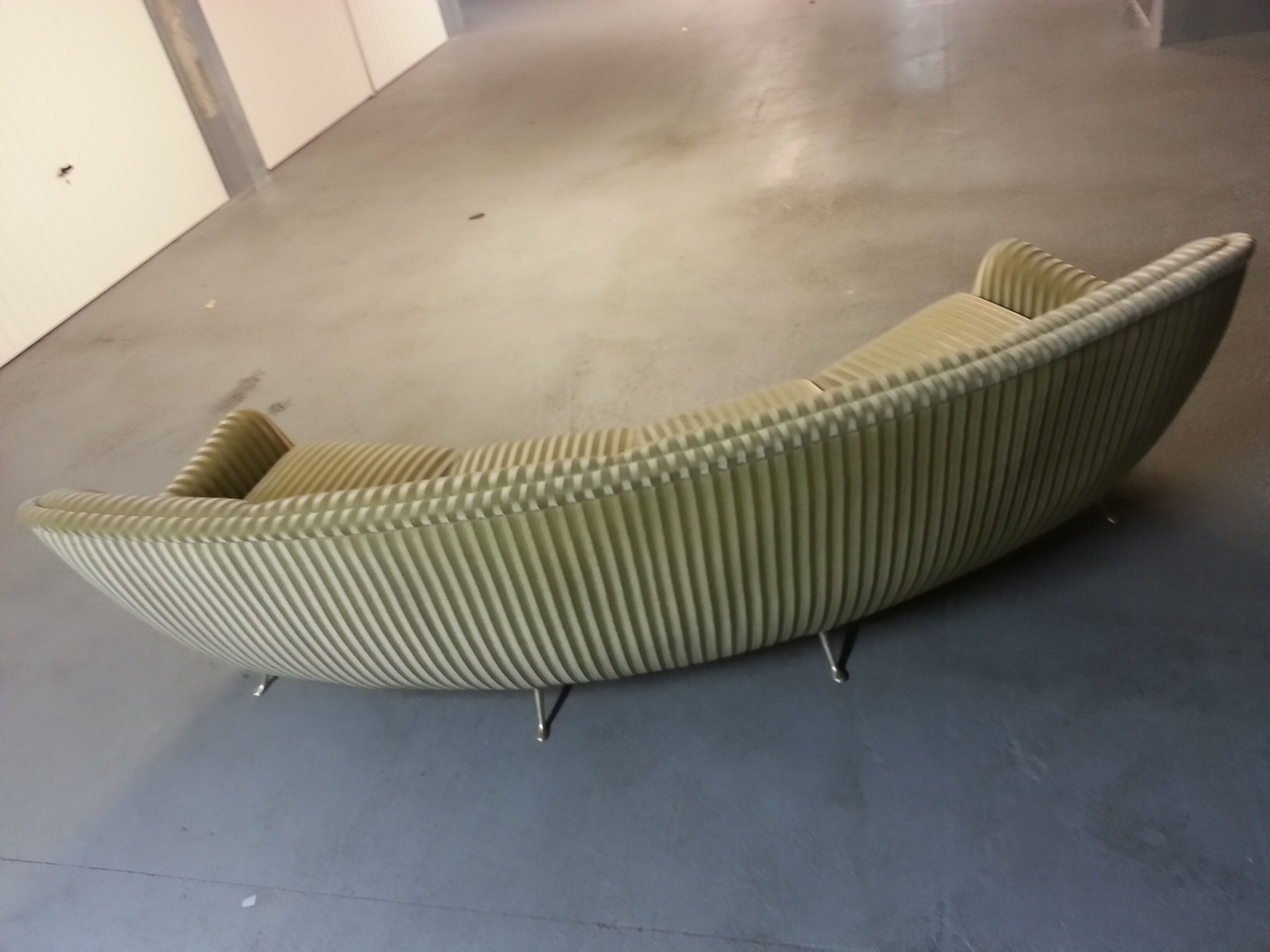 Sofa sofa Arc egg curve Arc 50s 60s Italian Arflex