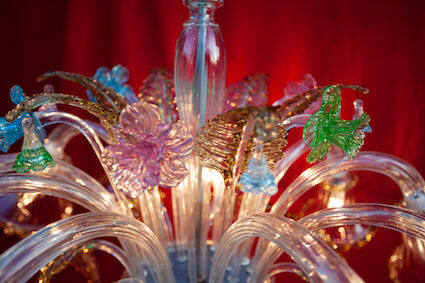 Murano glass chandelier circa 1980