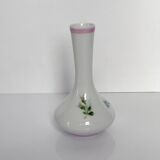 Hand-painted Limoges porcelain soliflore | Ribbon/Bow