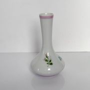 Soliflore en porcelaine de Limoges peint à la main | Ruban/Nœud