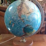 Vintage luminous globe/Scandinavian globe