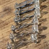 Lot de 6 porte couteaux en cristal