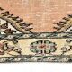 6x9 Light Green & Salmon Vintage Rug, 183x273Cm