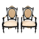 Paire de fauteuils Napoléon III.
