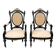 Paire de fauteuils Napoléon III.