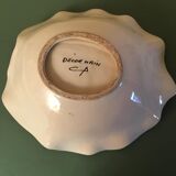 Porcelain fruit cup with hydrangea motifs