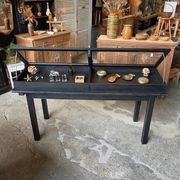 Antique display cabinet on legs