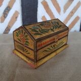 Box jewelry box vintage painted décor