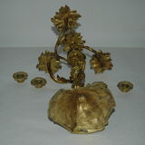 Bougeoir en bronze de style Louis XV