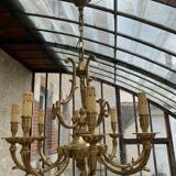 Bronze chandelier 8 branches