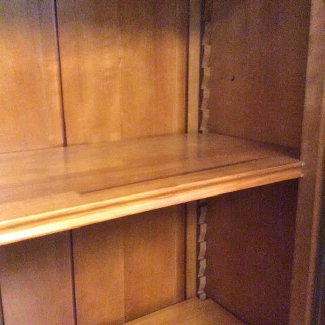 Cherry bookcase 4 doors