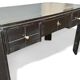 Bureau Art Déco en Chêne Teinté. 133/74 cm.