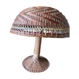 Vintage rattan lamp