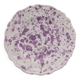 Assiette points violet 25cm