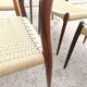 6 rosewood chairs no. 78 Niels Otto Moller