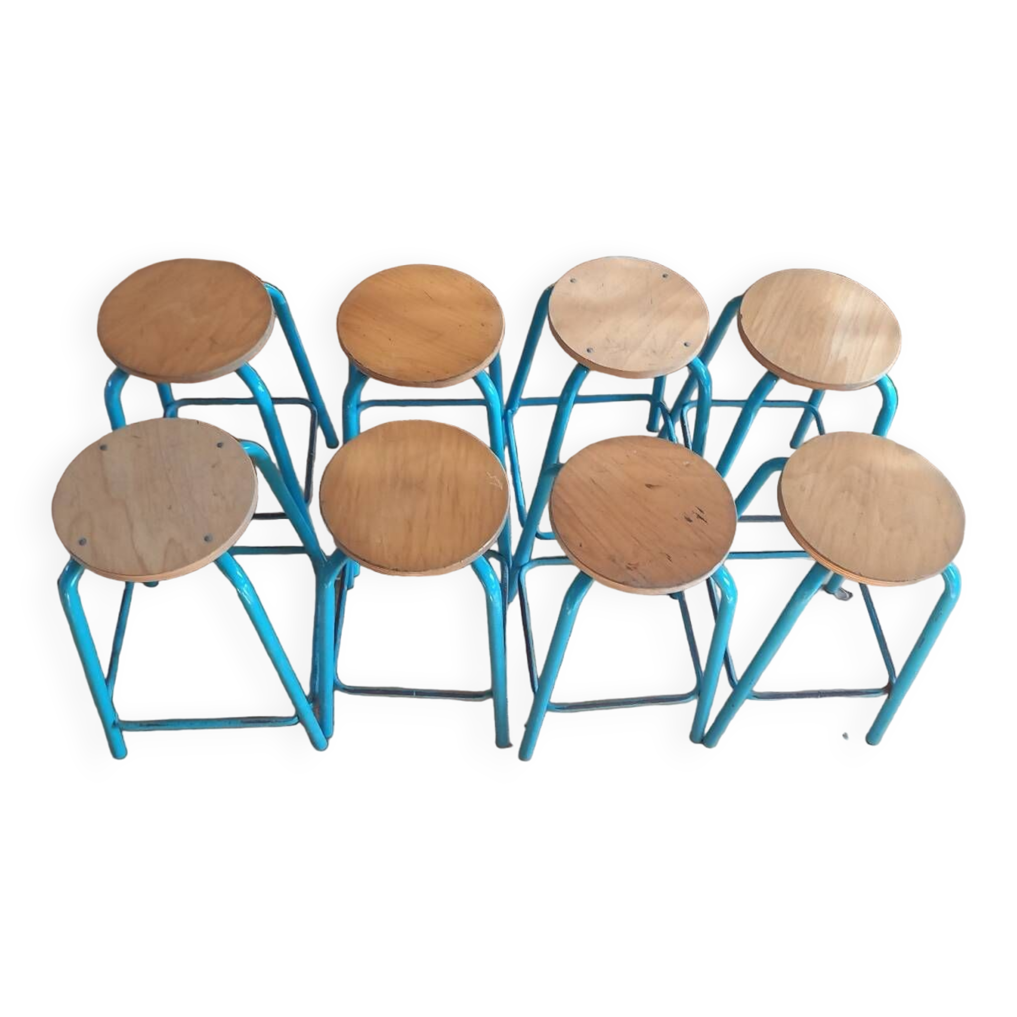 Set of 8 stools