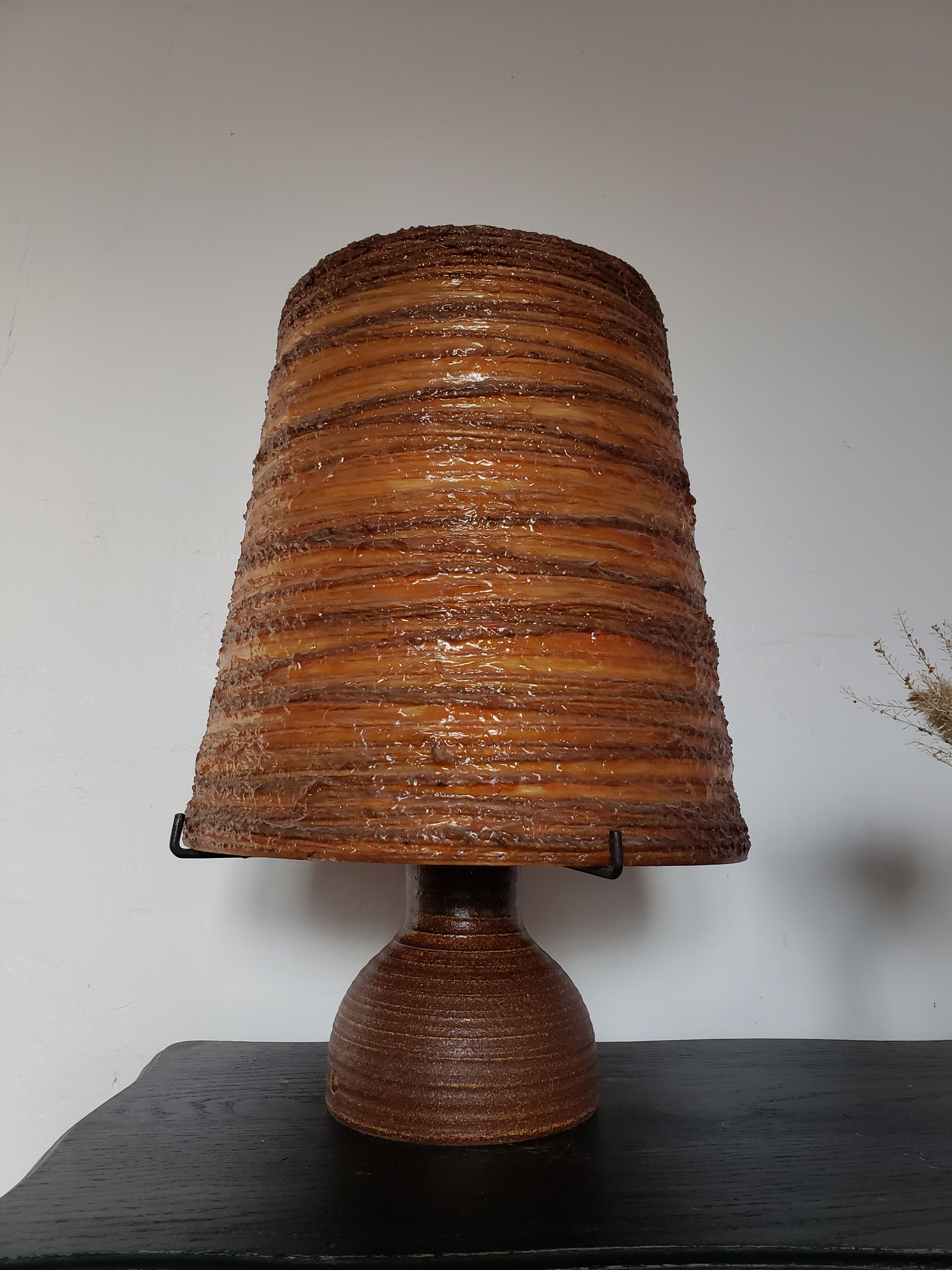 Accolay ceramic lamp and rope