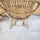 Series of rattan armchairs from the 70s