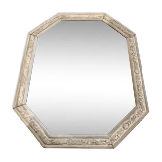 Light gray old mirror