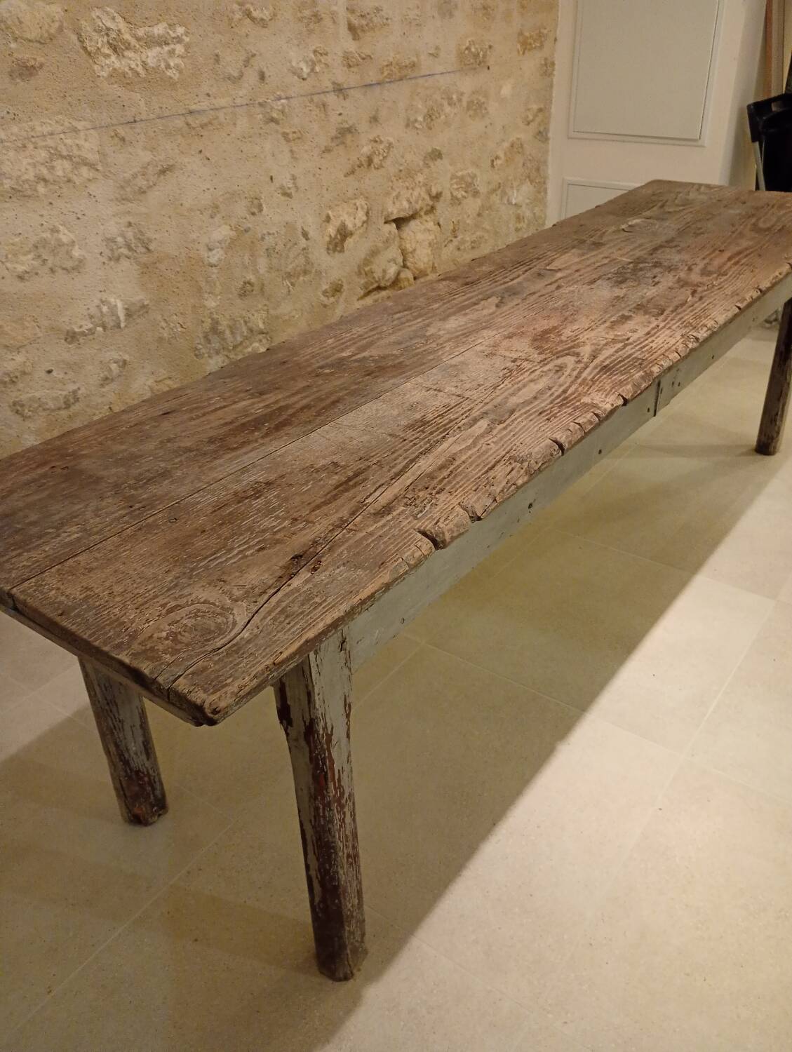 Long antique table