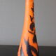 Glass paste vase by Richard circa 1920