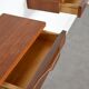 Paire de chevets suspendus scandinave teck 1960s