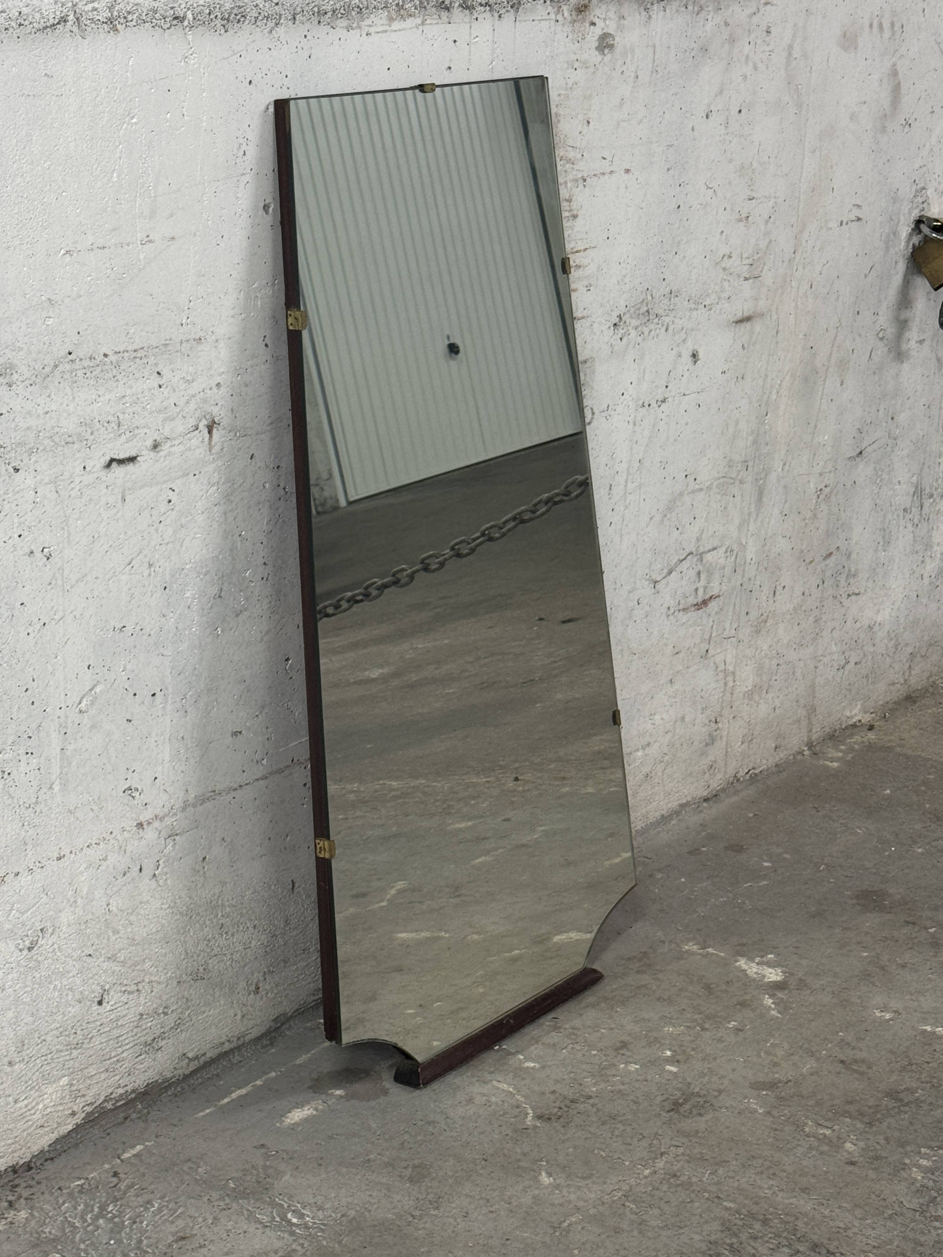 Art Deco free-form mirror 1930 vintage