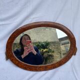 Oval mirror art deco era