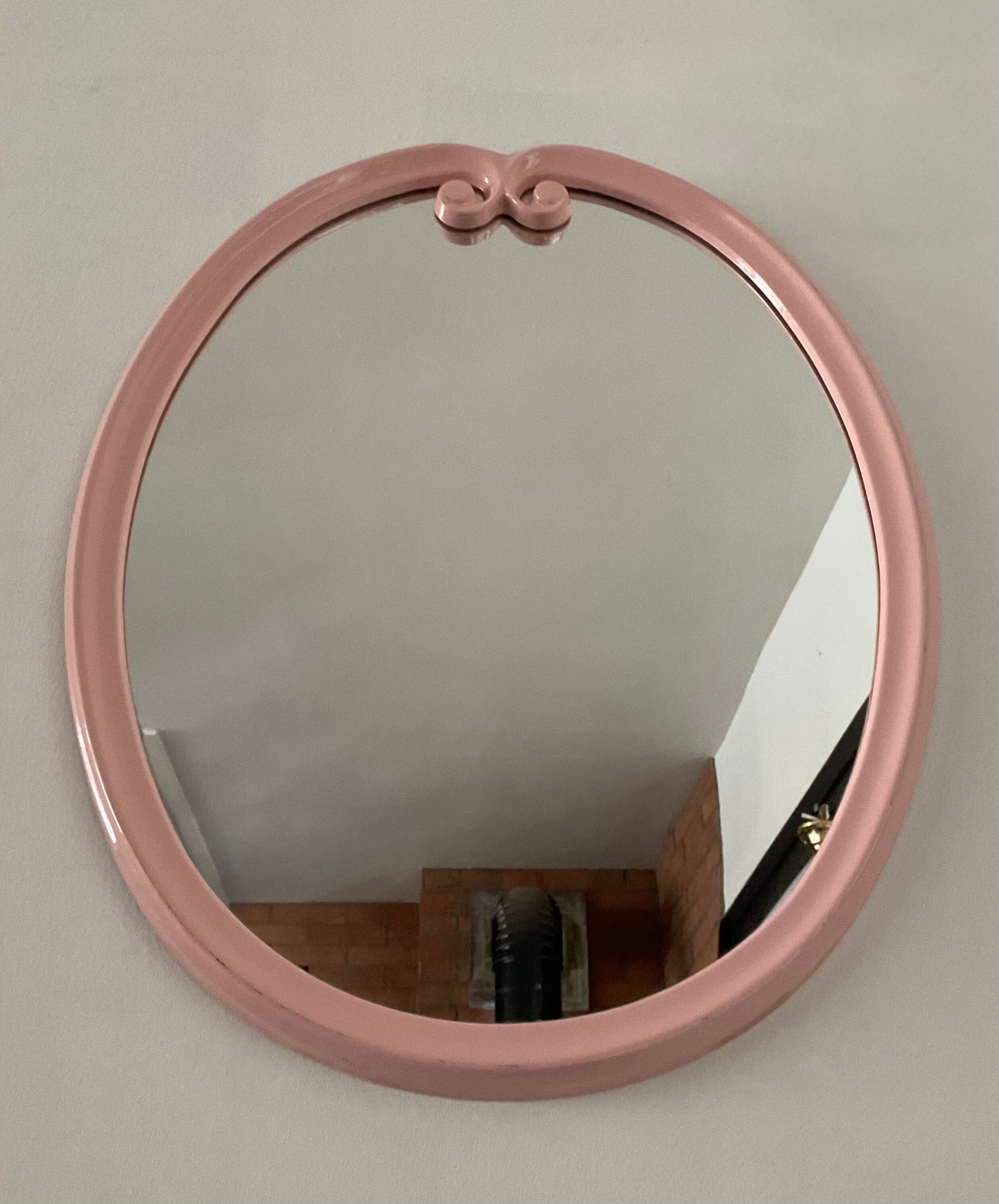 Vintage ceramic mirror from the 70s