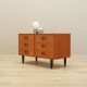 Commode en teck, design danois, années 1960, fabrication : Danemark