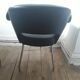 Knoll leather armchair