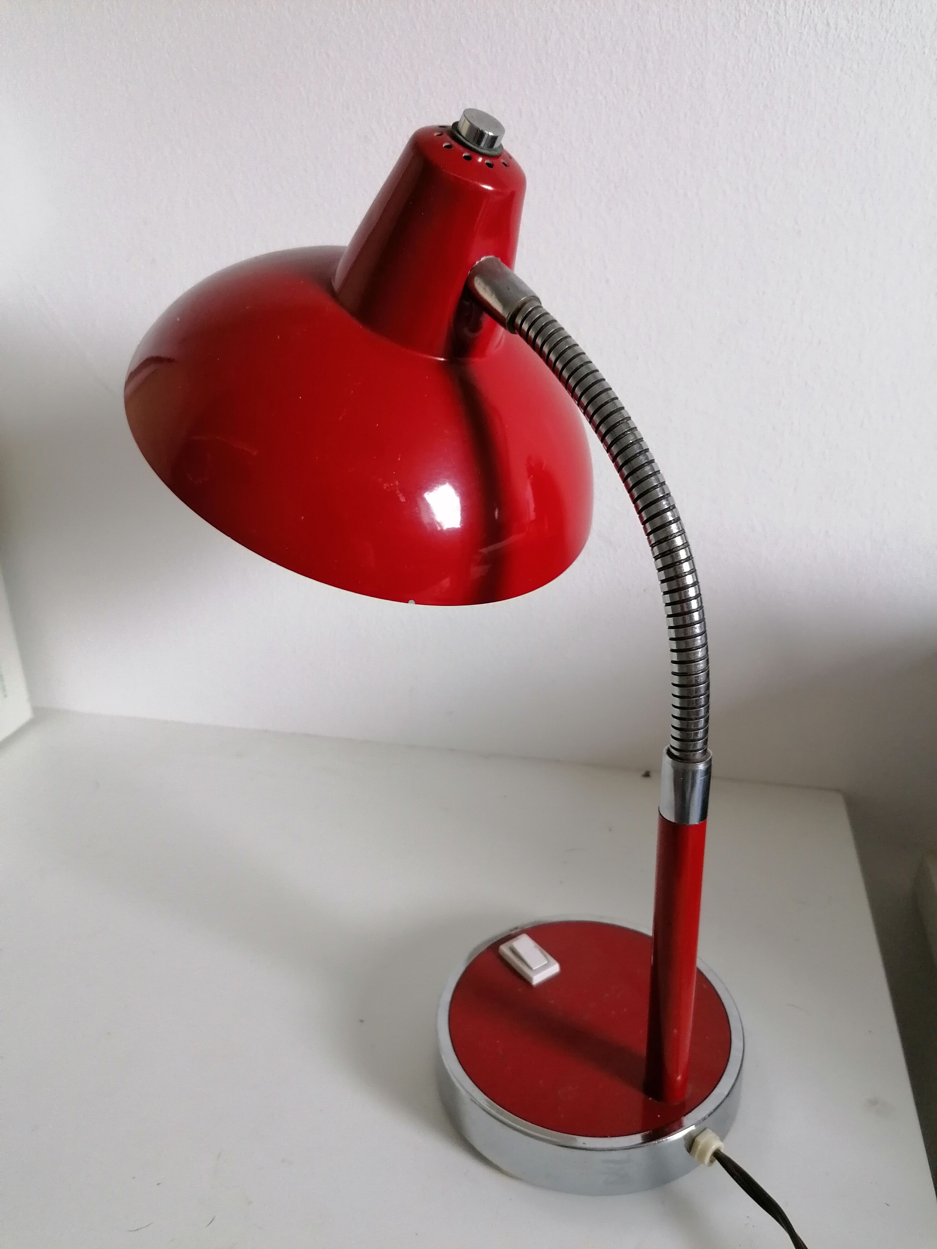 Lampe de bureau articulée old school vintage