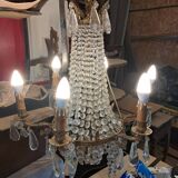 hot air balloon style tassel chandelier