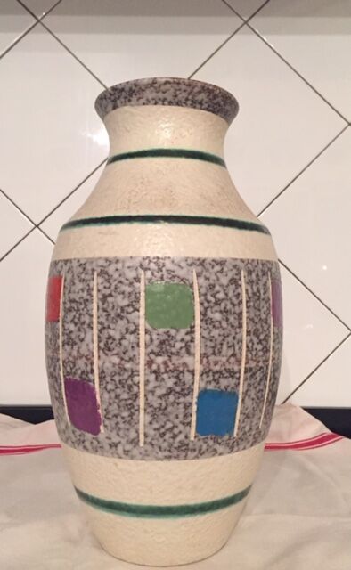 large vintage vase 50s