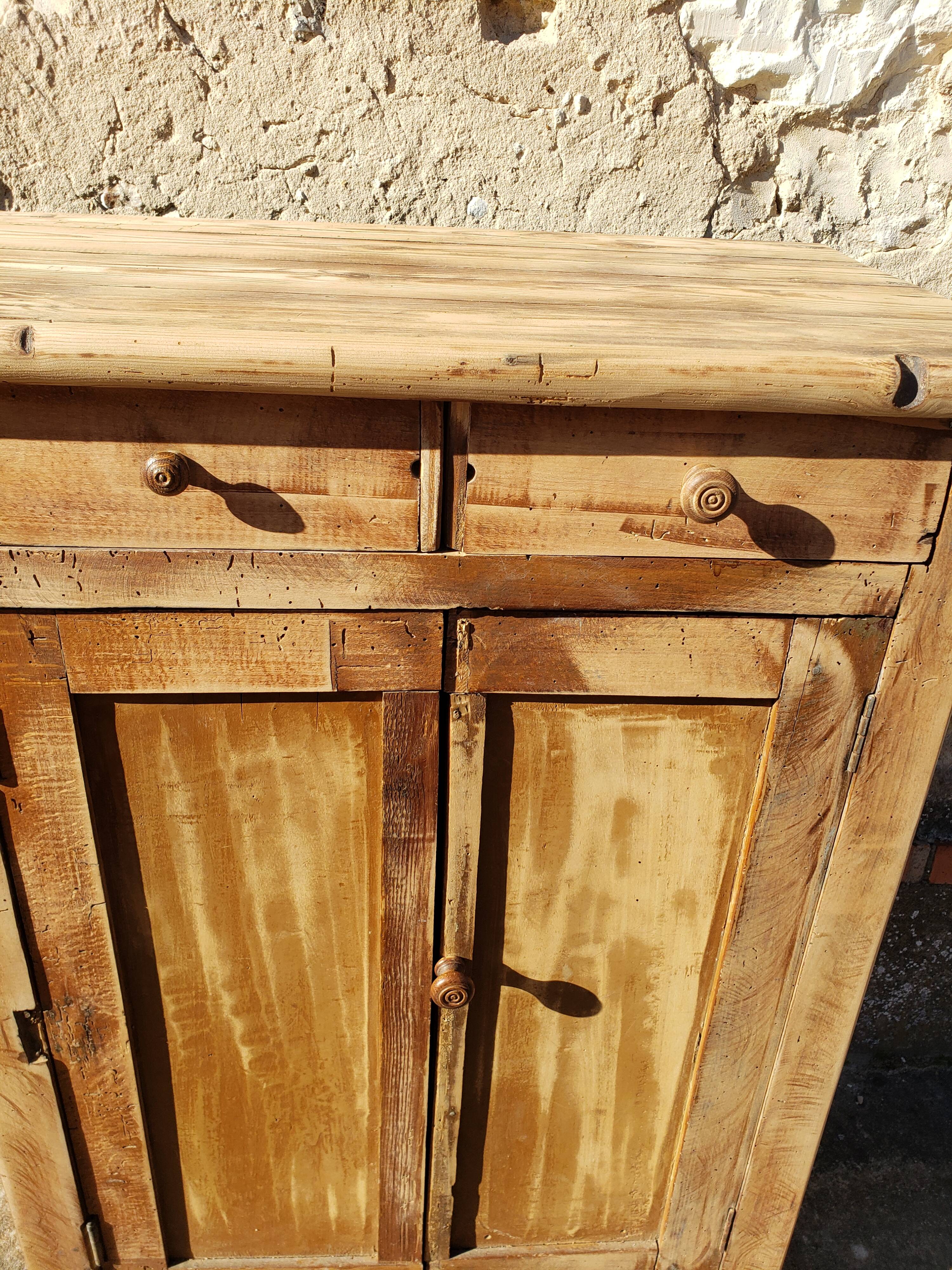 Parisian buffet patina old "Aveyron"