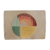 Broderie Rainbow sur papier chiffon