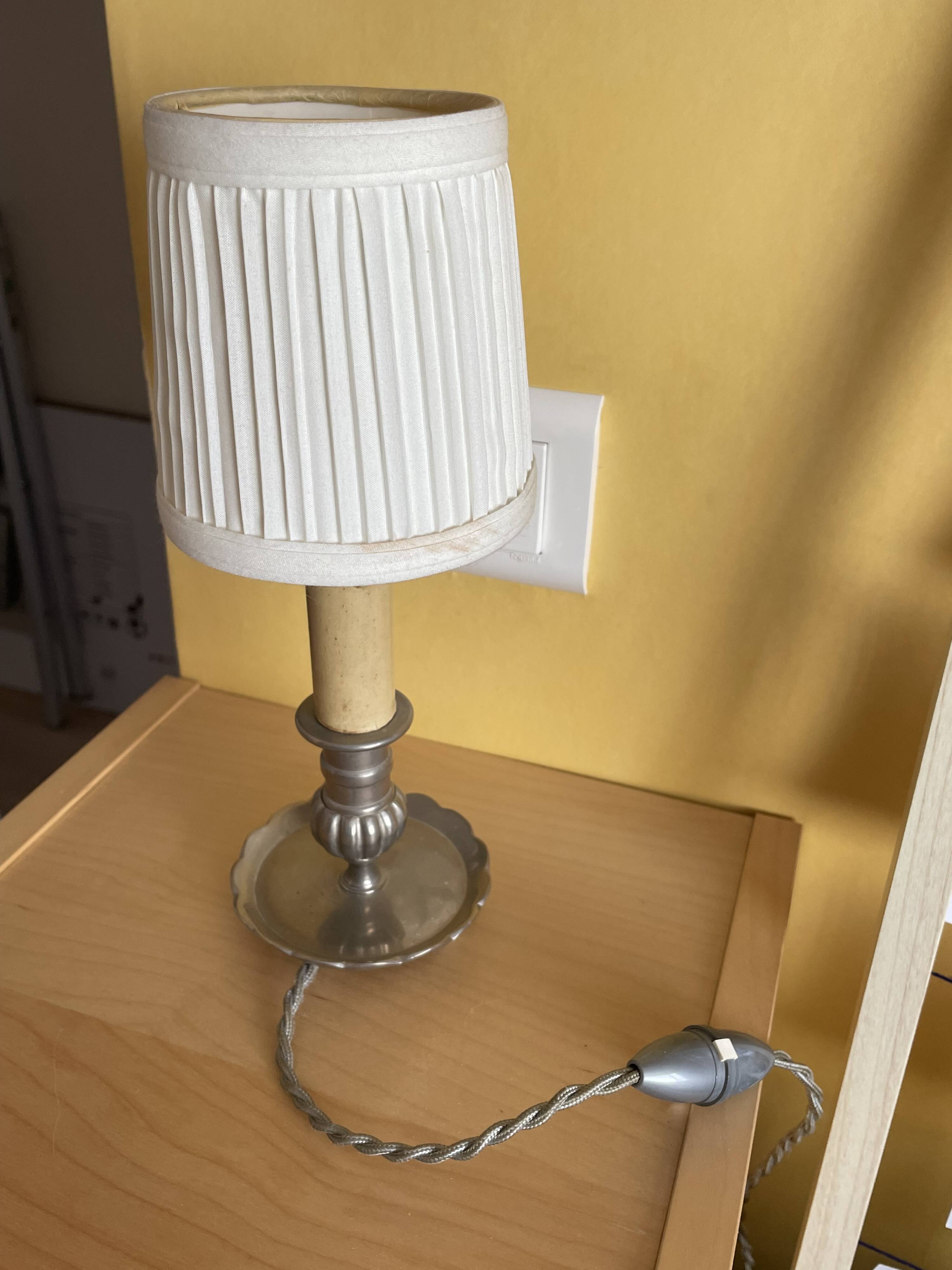 2 bedside lamps "candlestick"