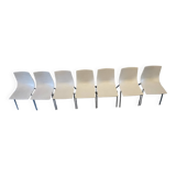 Isa chairs by zanotta white
