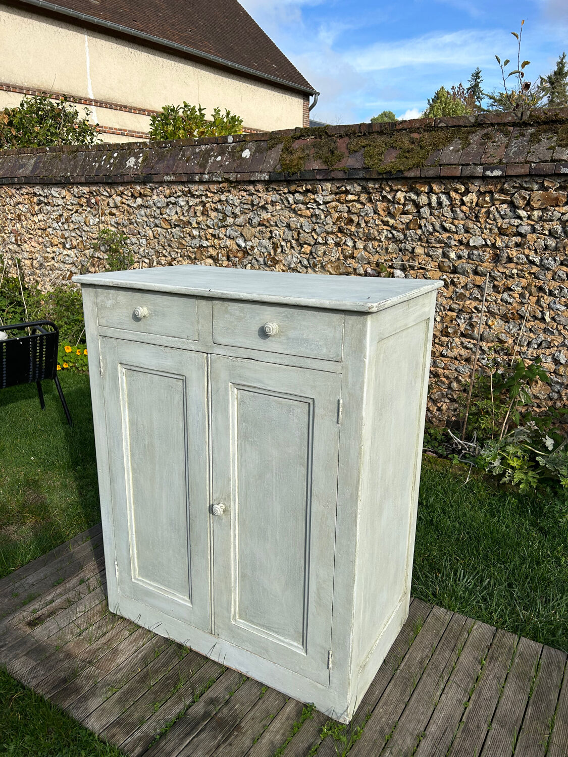 Antique country-style sideboard