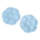 Oyster plates Sarreguemines