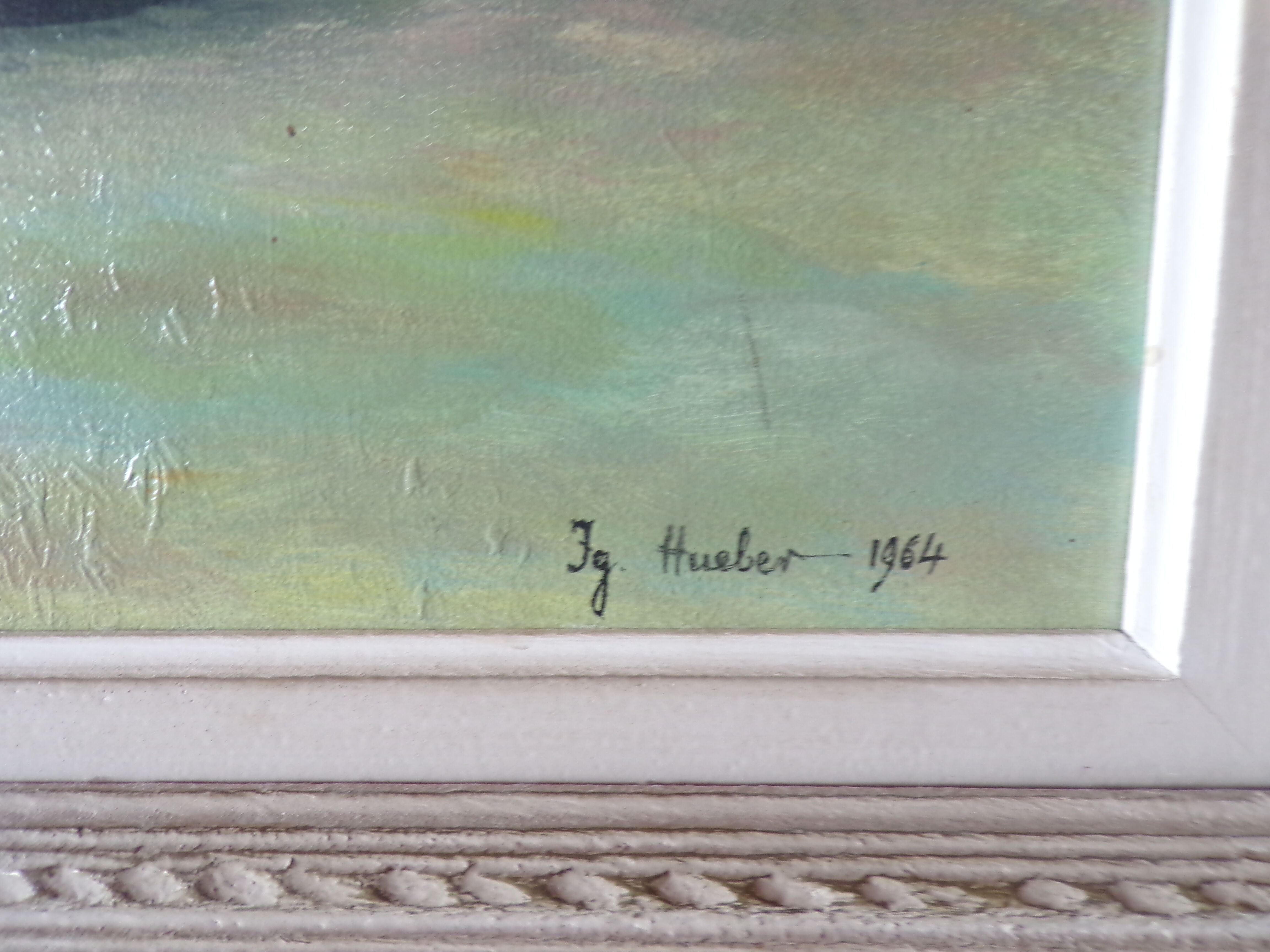 Oil on still life panel