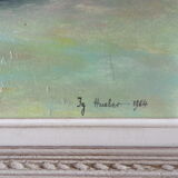 Oil on still life panel