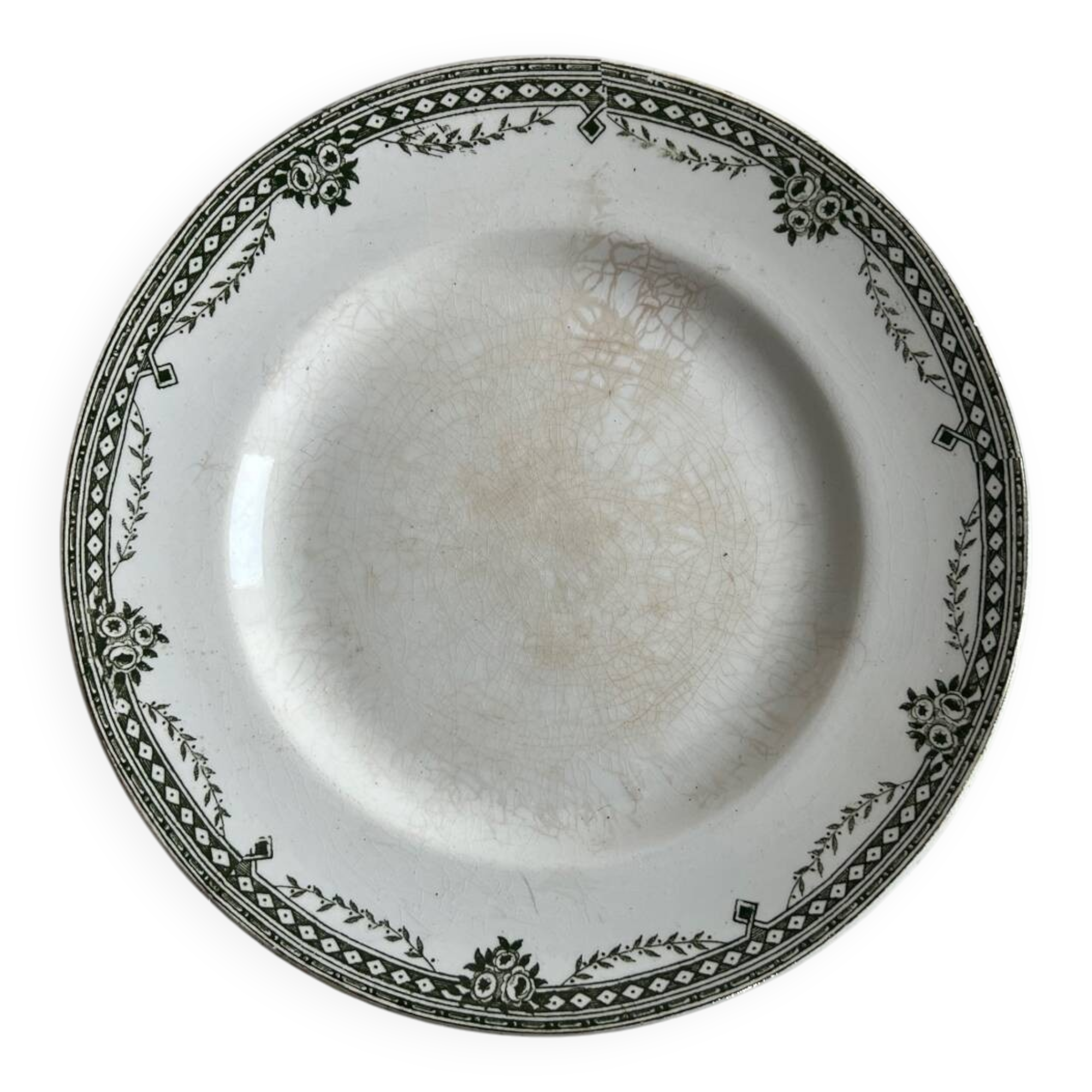 Turgot low iron earthenware compote dish